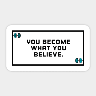 Believe Sticker